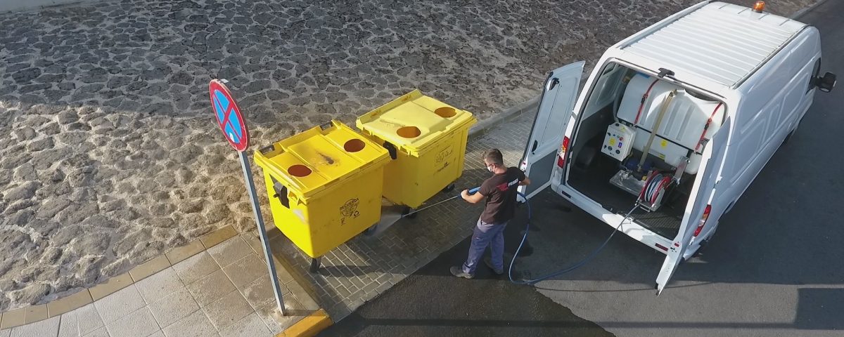 Hidrolimpiador sobre chasis Maxus en Madrid