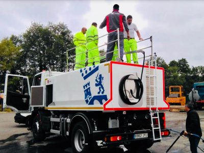 Entrega hace cinco años de nuestra primera cisterna hidrostática en acero inoxidable.