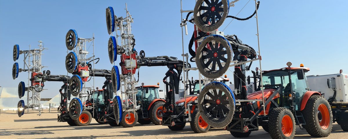 Tritones en el complejo solar más grande del mundo