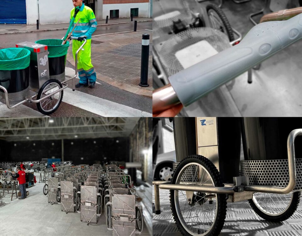 313 Carros de limpieza viaria 100% eléctricos para la limpieza urbana de Madrid
