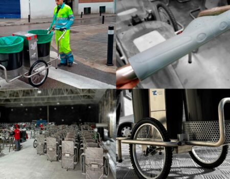 313 Carros barrendedos para Madrid 313 Carros de limpieza viaria 100% eléctricos para la limpieza urbana de Madrid