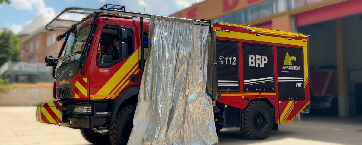 Autobomba Rural Media Feniks Para Emergencia Ciudad real con nuevo Sistema Antiatrapamiento