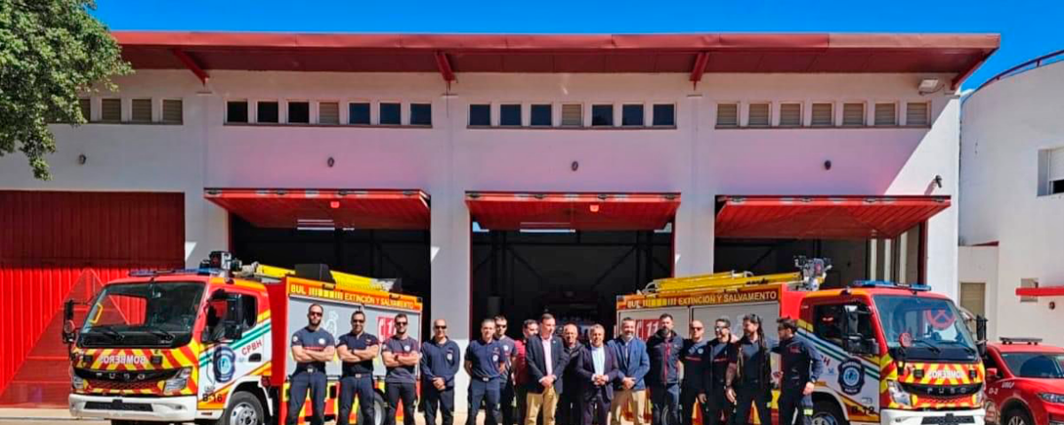 Dos nuevas autobombas urbanas ligeras Feniks para el Consorcio Provincial de Bomberos de Huelva