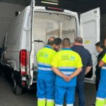 Formación a los operarios de Urbaser para el uso y mantenimiento del nuevo hidrolimpiador entregado.