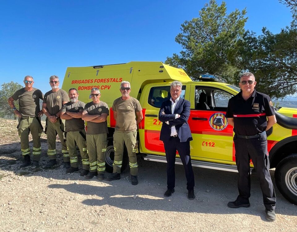 nuevos vehiculos de brigada forestal para el consorcio de bomberos de Valencia