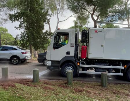 BALDEADORA HIDROSTÁTICA FENIKS PARA ACCIONA Baldeadora hidrostática Feniks para Acciona con destino Madrid