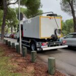 Baldeadora hidrostática Feniks para Acciona con destino Madrid