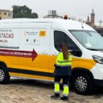 Hidrolimpiador eléctrico Feniks para UTE Protección del Paisaje Urbano de Sevilla